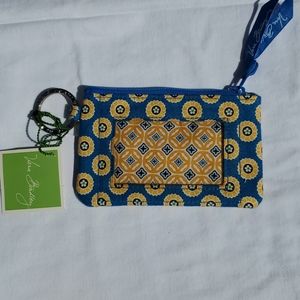 NWT Vera Bradley Zip ID Case in Riviera Blue